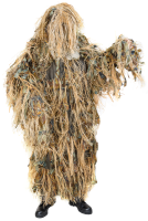 Халат маскировочный Шаман (с маскир.элем-м из натурального лыка)  синт.ткань+лыко