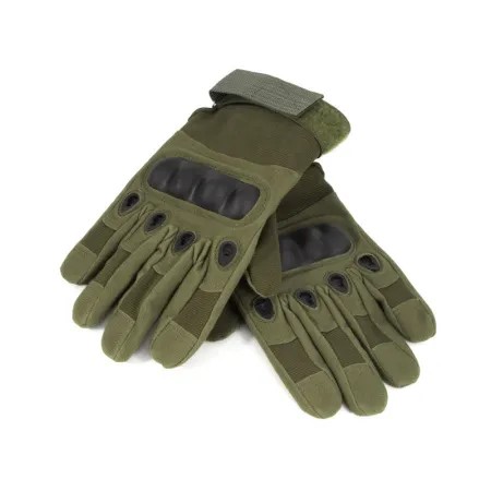 Перчатки "СЛЕДОПЫТ - TACTIC POWER", треккинговые, б/пальцев, защита суставов, зеленые, р-р XXL