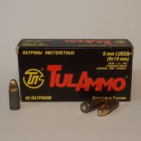 Патроны 9х19 Luger ТПЗ FMJ 7,5 гр. (50 шт)