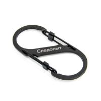 Карабин "СЛЕДОПЫТ" 9см, двойной, сталь (PF-SH-16)