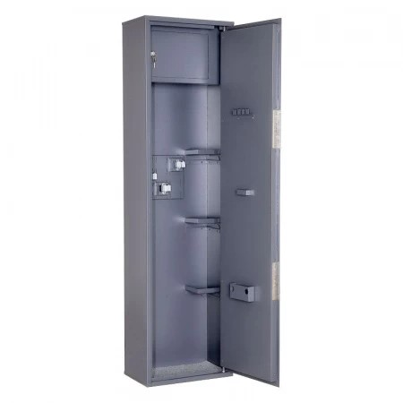 Шкаф оружейный Стрелец-4 (1500х400х250) 4 ствола, 50кг