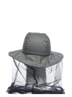 Панама-накомарник Huntsman АНТИГНУС, с кольцом, хлопок, хаки