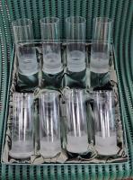 Набор стаканов 8 штук (прозрач.стекло, матовое основание) SG 3
