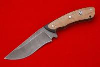 Нож Lemax ЛИСА-2 карельская береза, дамаск (нл2д)