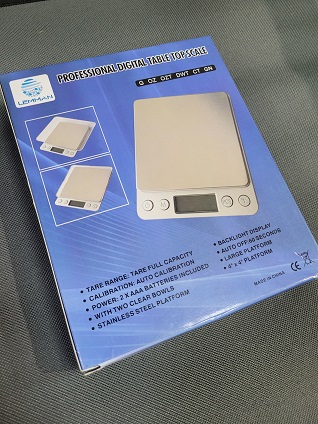 Весы электрон. до 500гр./0,01гр., 2 бат.ААА, цв.серебристый (I-500) (701954)