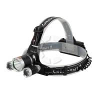 Фонарь налобный "Сибирский следопыт-FISHER", 1LED WARM+2LED UV,аккум.220В/100/60