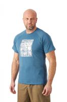 Футболка PAYER "Shoji", хлопок, синий океан, р-р XL