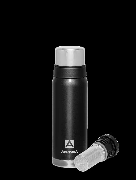 106-750С Термос АРКТИКА 750мл, для напитков, чёрый, 26ч