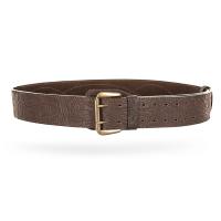 Ремень ХСН офицерский элитный коричневый 50мм,кожа-велюр (120см №2)