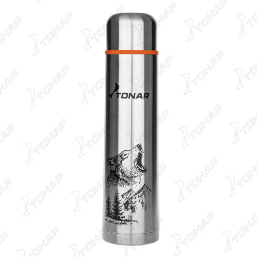 Термос TONAR "Волк", 1000мл (HS.TM-050-W)