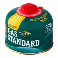Баллон газ. STANDARD (резьба) 230гр. для портативных газ.приборов, TOURIST (TBR-230)