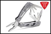 Мультитул GANZO, 11 предметов, цв. серый