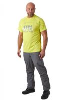 Футболка PAYER "Travel Mob", хлопок,  лайм, р-р ХХХL