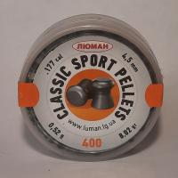 Пули пневм. "Люман" кл. 4,5 мм Classic Sport Pellets, 0,52 гр. (400 шт)