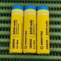 Armytek аккумулятор 18650 Li-Ion, с защитой, 3200 мАч (А204)