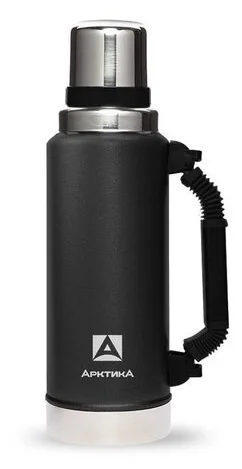 106-1250Р Термос АРКТИКА 1250мл. для напитков, черный, 40ч