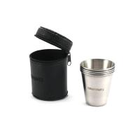 Рюмки "Следопыт", 60мл, в кожаной тубе, 4шт. (PF-CWS-P28SET)