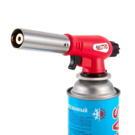 Горелка газ. RUNIS Premium P04, (цанг.) пьезо., с газогенер. (4-051)