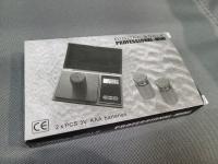 Весы электрон. бытовые, большие 128*74мм, до 200гр., 2 бат.ААА, цв.чёрно-серебристый (CS200, 701953)