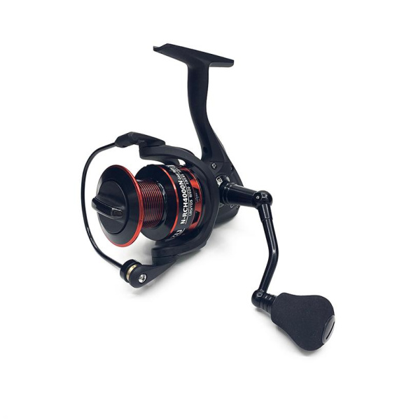 Катушка б/инерц. NAMAZU Chaser CH4000, 5+1 подш., метал. шпуля+запасная графит. шпуля (N-RCH4000N)