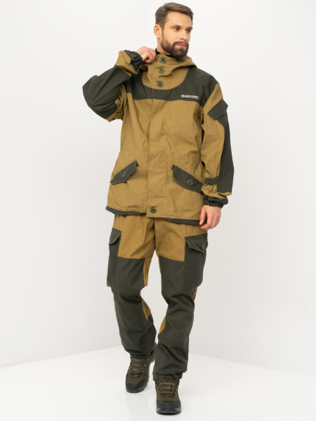 Костюм летний "ГОРКА-3 ", цв.хаки, тк.палатка/грета, р-р.52-54/182-188