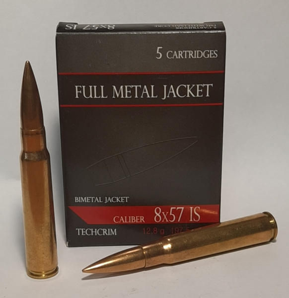 Патроны 8х57 Техкрим FMG 12,8 гр. (5 шт)