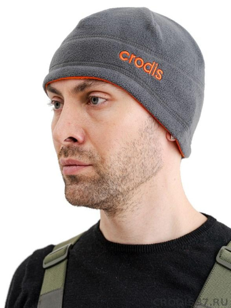 Шапка КРОДИС флисовая, серая, р-р 50