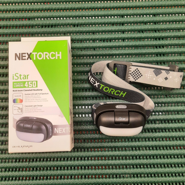 Фонарь налобный NEXTORCH iStar, 450 лм. 