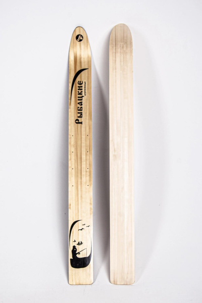 Лыжи МАЯК "Рыбацкие" промысловые, дерево, шир.11см, дл.125см