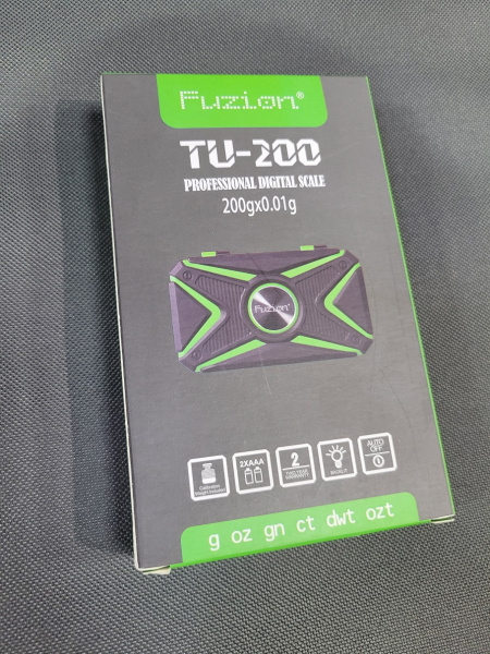 Весы электрон. бытовые FUZION TU200, до 200гр./0,01гр (703150)