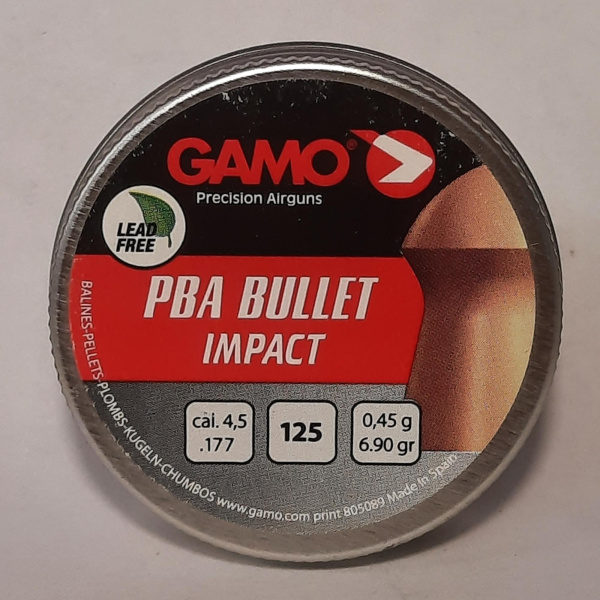 Пули пневм. "Gamo PBA Bullet" кл.4,5 мм (125 шт)