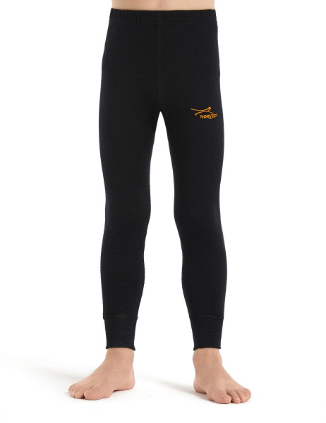 Термобрюки детские NORVEG ACTIVE KIDS, чёрные, рост 110см