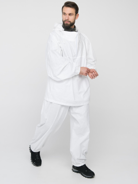 Костюм маскировочный ВОСТОК "Метель", бязь, белый, р-р.58-64, 182-188