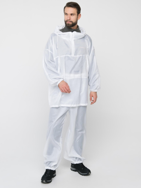 Костюм маскировочный ВОСТОК "Метель", шелк, белый, р-р.58-64, 182-188