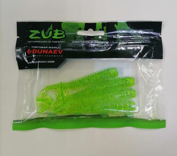 Приманка ZUB-SWING, 99мм (цв.351 шартрез с блестками) [4шт./уп.]