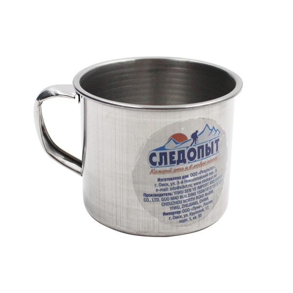 Кружка "Следопыт" нерж. d9см, 450мл (PF-CWS-P37)