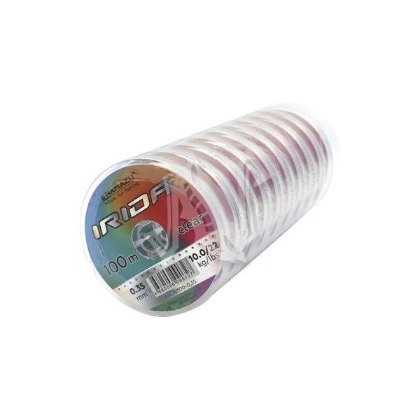 Леска Namazu "Irida", d=0,35мм, L=100м, test-10,00кг. прозрачная (NI100-0,35)