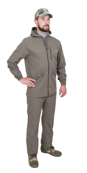 Костюм мужской Дрозд М/смесовая ткань/олива (60/170-176)