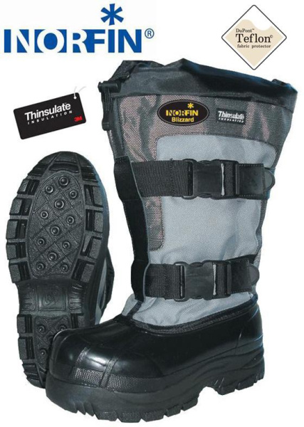 Сапоги мужские NORFIN Blizzard, серые, р-р 41 