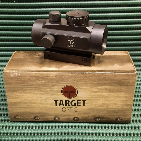 Коллиматорный прицел Target Optic 1x30, закрытый на Weaver (ТО-1-30)