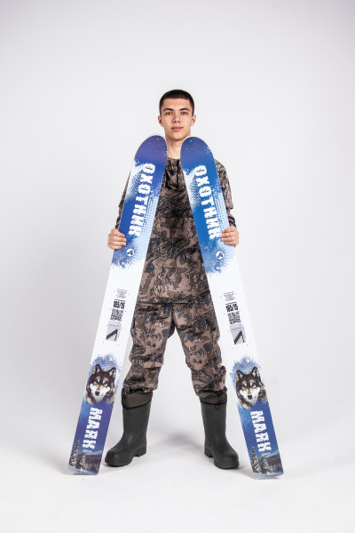 Лыжи МАЯК "Охотник" промысловые, дерево, шир.15см, дл.165см