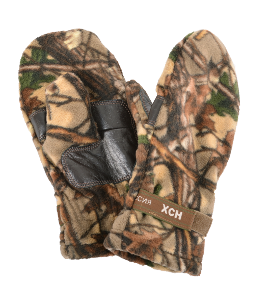 Рукавицы охотника ХСН ЛЕС, зеленые, р-р XL (735-2)