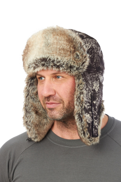 Шапка-ушанка ORION Active "Буран", серая, р-р 62