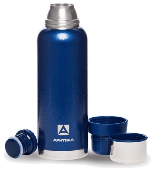 106-1600 Термос АРКТИКА 1600мл. для напитков, синий, 40ч