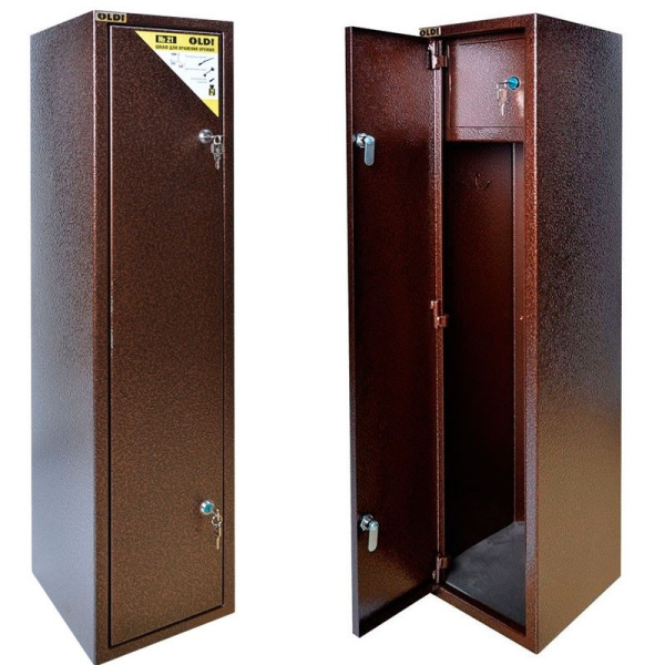 Сейф СБС №21 (1000х230х250) 18кг, 1 ств. (Ящик для хранения оружия)