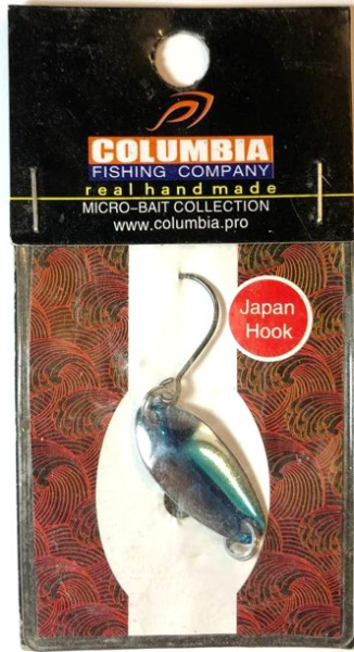 Блесна форелевая Columbia 37мм, 5,0гр, цв.в ассортименте