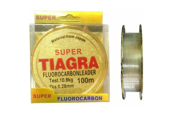 Леска TIAGRA, флюорокарбон, 0,12мм/3,9кг/30м (СДВ)