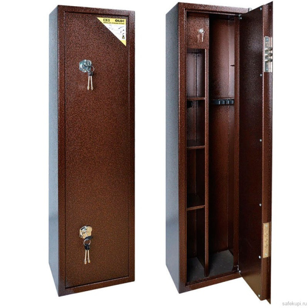 Сейф СБС №Ф-23 (1350х350х250) 35 кг., 3+1 ствола (Ящик для хранения оружия) 