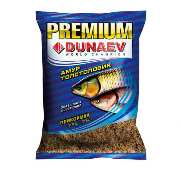 Прикормка "DUNAEV PREMIUM" АМУР-ТОЛСТОЛОБИК 1кг