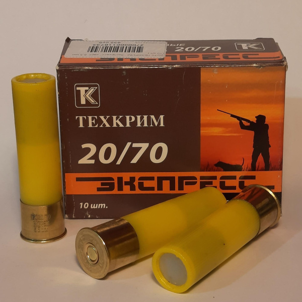 Патроны 20/70 ТЕХКРИМ "Экспресс" карт. 6,5 мм. (10 шт.)
